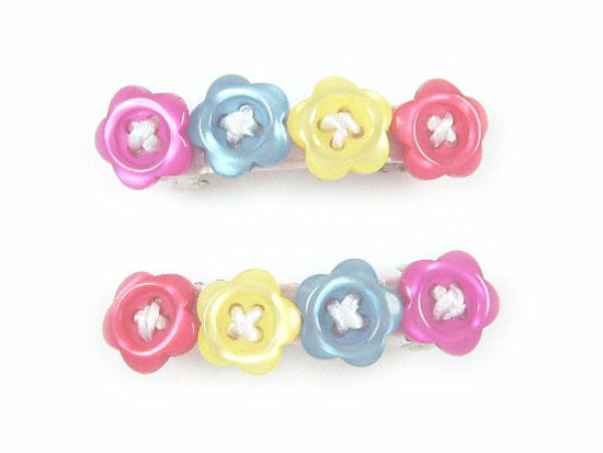 Silver Crystal Wing Clip
