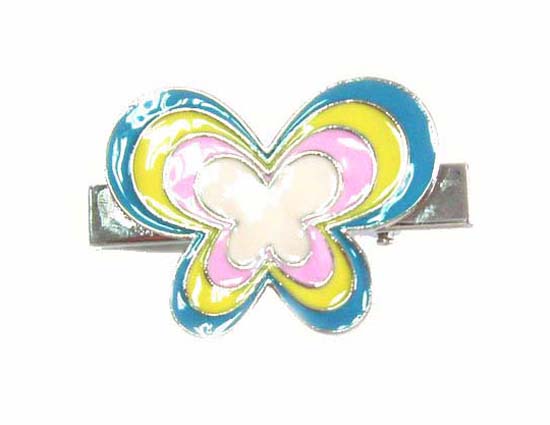 Silver Crystal Wing Clip