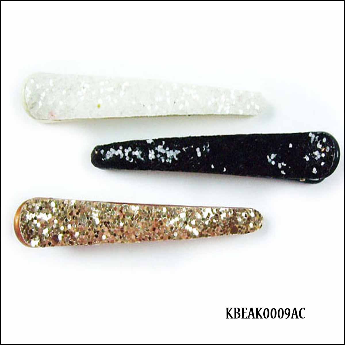 Silver Crystal Wing Clip