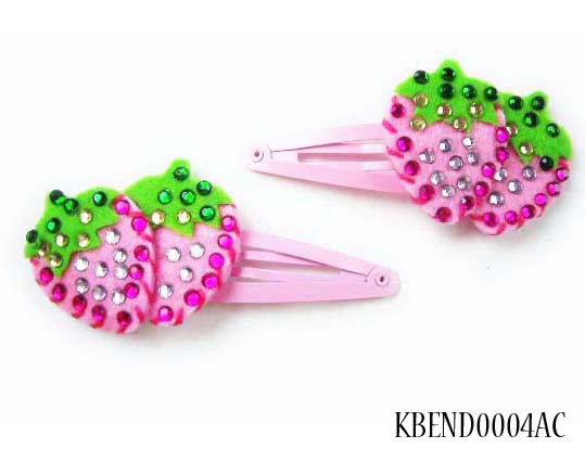 Silver Crystal Wing Clip