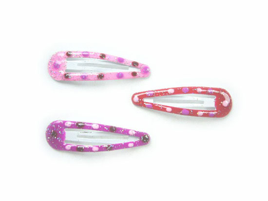 Silver Crystal Wing Clip