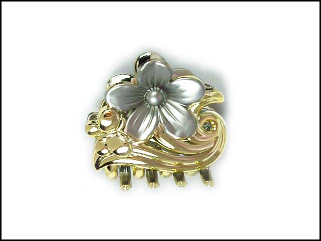 Silver Crystal Wing Clip
