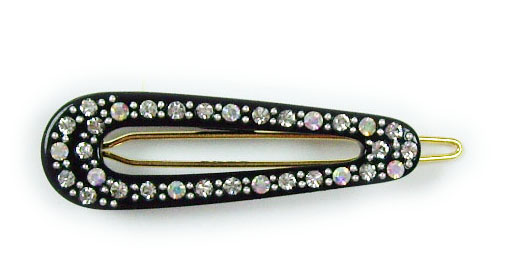 Silver Crystal Wing Clip