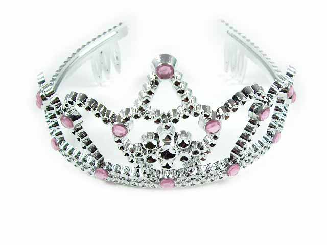 Silver Crystal Wing Clip