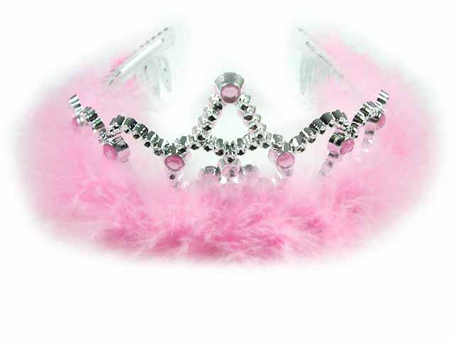 Silver Crystal Wing Clip