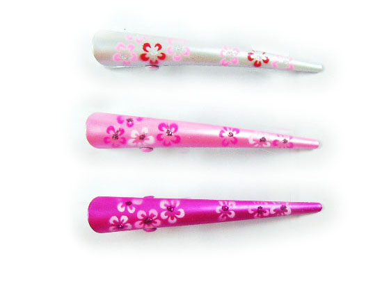 Silver Crystal Wing Clip