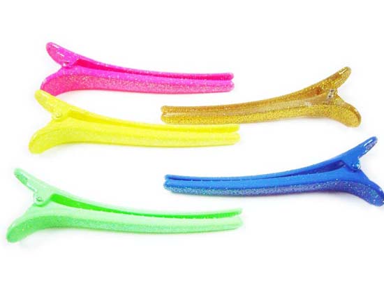 Silver Crystal Wing Clip