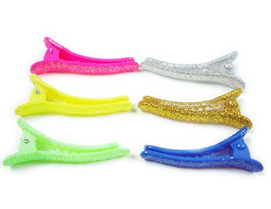 Silver Crystal Wing Clip