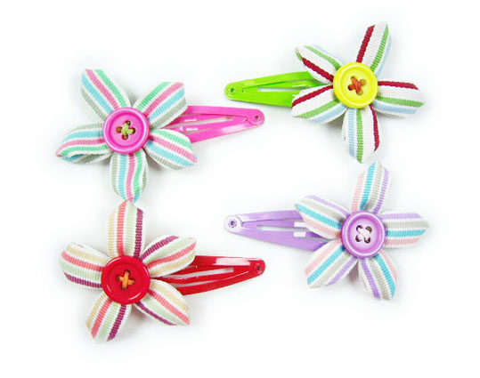Silver Crystal Wing Clip