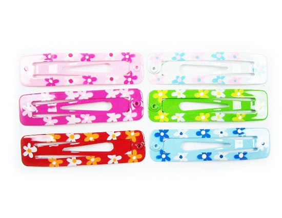 Silver Crystal Wing Clip