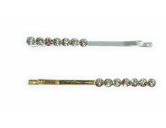 Silver Crystal Wing Clip