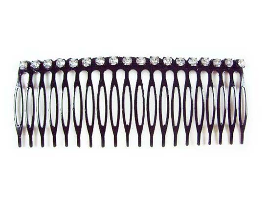 Silver Crystal Wing Clip