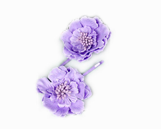 Silver Crystal Wing Clip