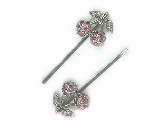 Silver Crystal Wing Clip