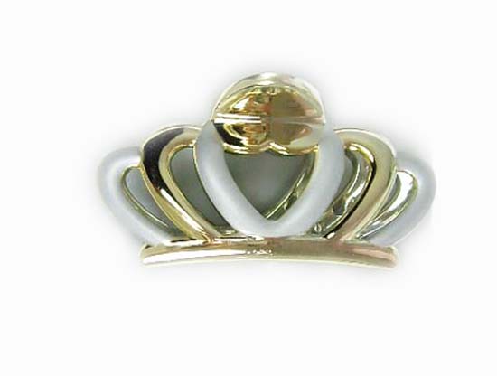 Silver Crystal Wing Clip