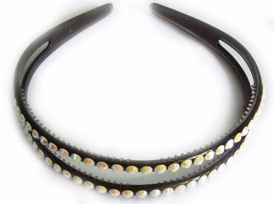 Silver Crystal Wing Clip