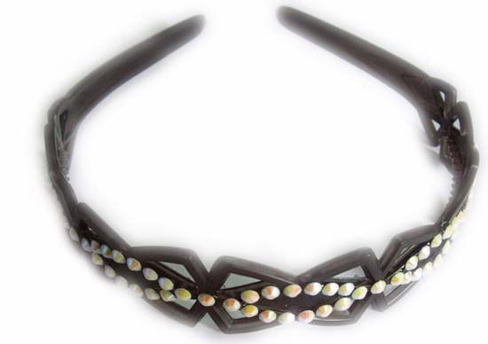 Silver Crystal Wing Clip