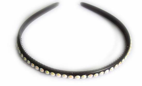 Silver Crystal Wing Clip
