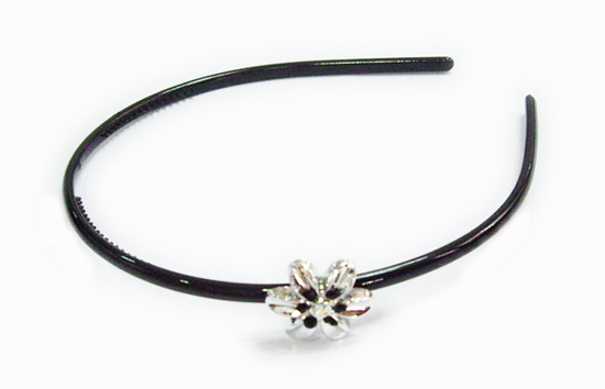 Silver Crystal Wing Clip