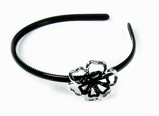 Silver Crystal Wing Clip