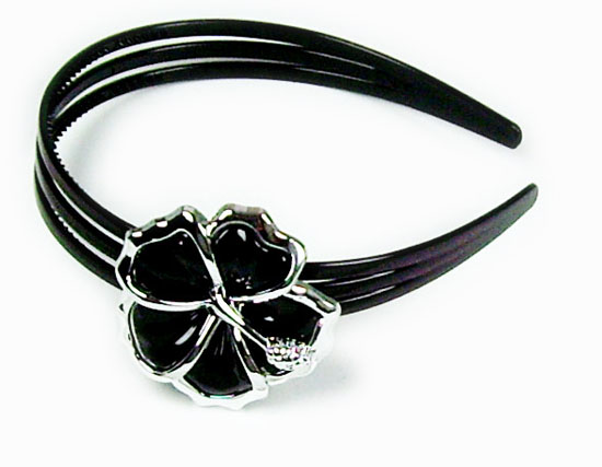 Silver Crystal Wing Clip