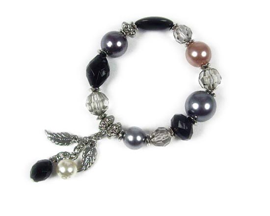 Silver Crystal Wing Clip
