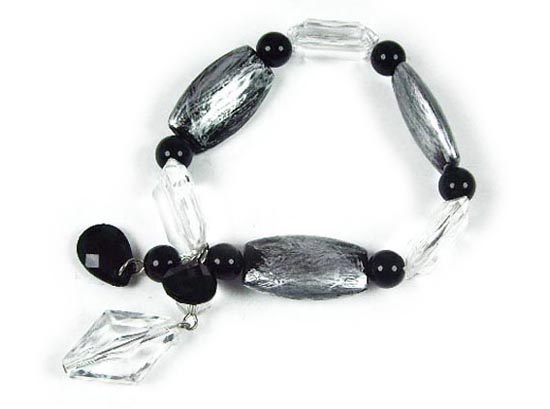 Silver Crystal Wing Clip