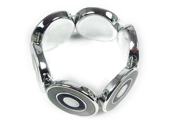 Silver Crystal Wing Clip