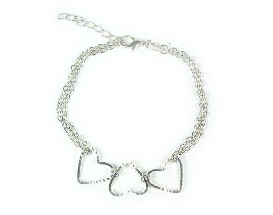 Silver Crystal Wing Clip