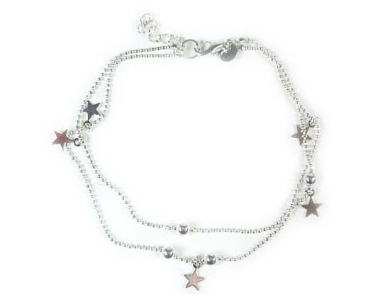 Silver Crystal Wing Clip