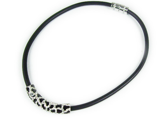 Silver Crystal Wing Clip