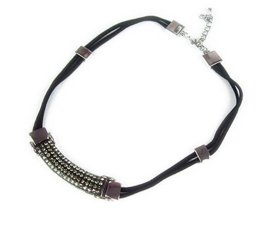 Silver Crystal Wing Clip