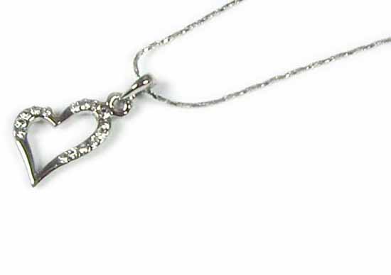 Silver Crystal Wing Clip