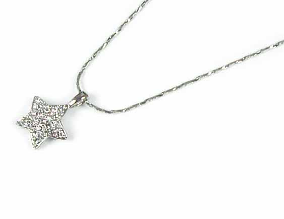Silver Crystal Wing Clip