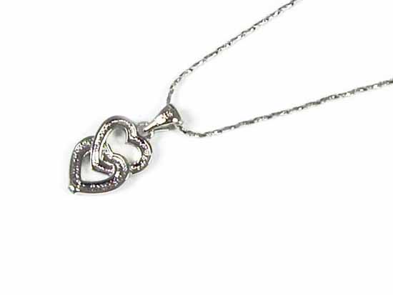 Silver Crystal Wing Clip
