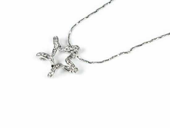 Silver Crystal Wing Clip
