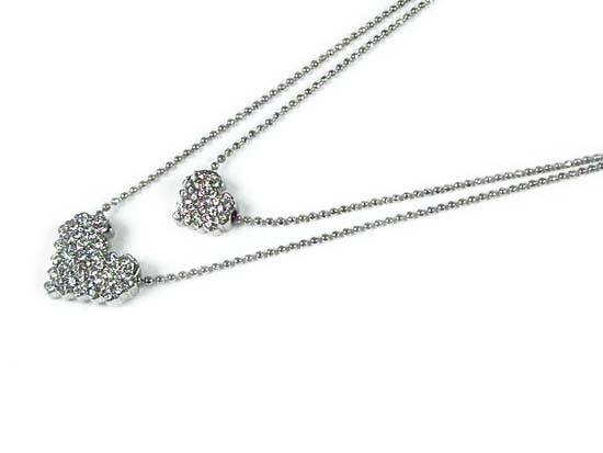 Silver Crystal Wing Clip