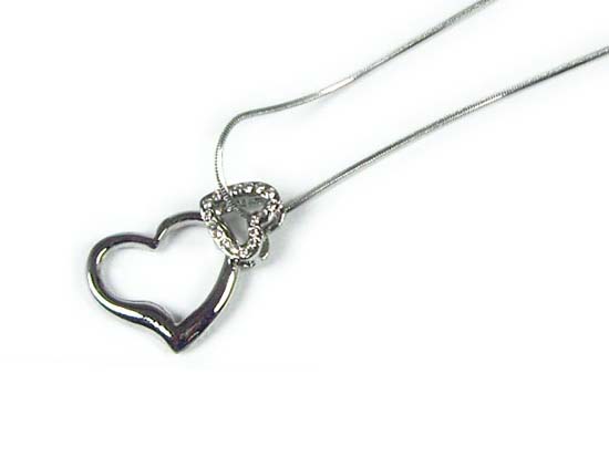 Silver Crystal Wing Clip