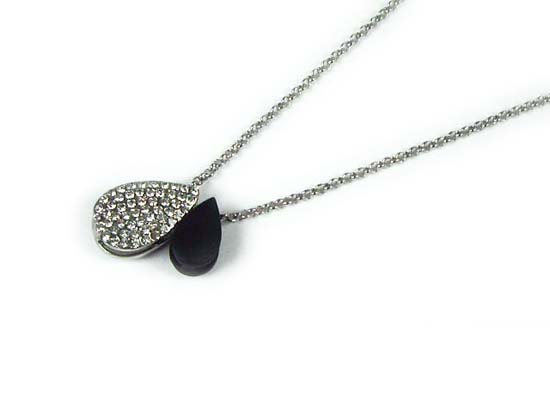 Silver Crystal Wing Clip