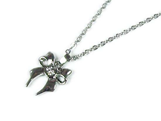 Silver Crystal Wing Clip
