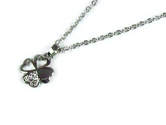 Silver Crystal Wing Clip