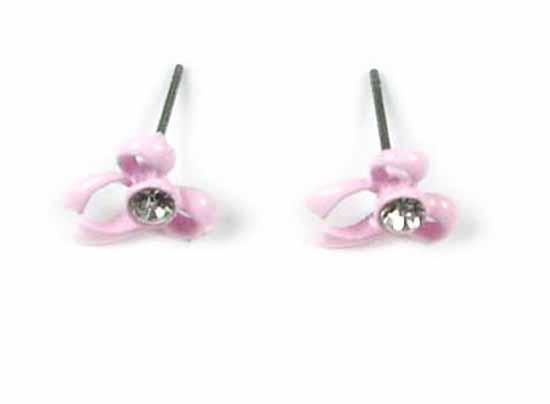Silver Crystal Wing Clip