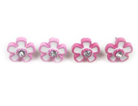 Silver Crystal Wing Clip