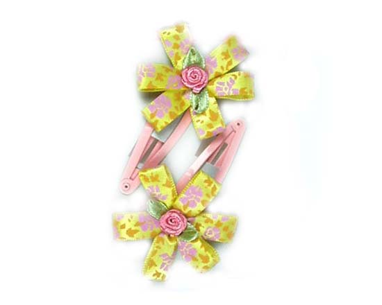 Silver Crystal Wing Clip