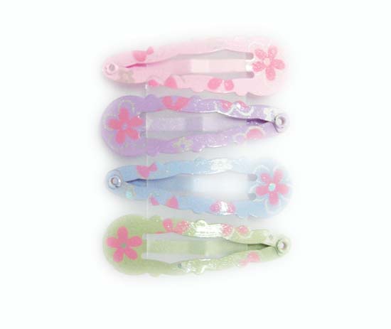 Silver Crystal Wing Clip