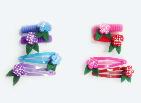 Silver Crystal Wing Clip