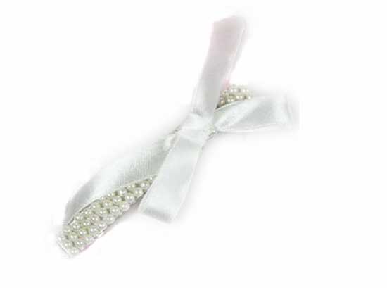 Silver Crystal Wing Clip