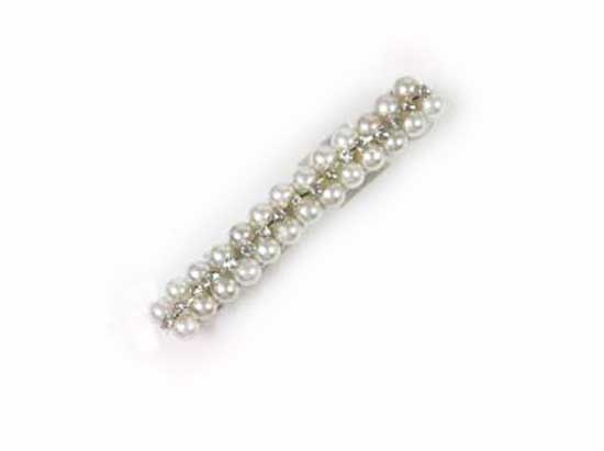 Silver Crystal Wing Clip