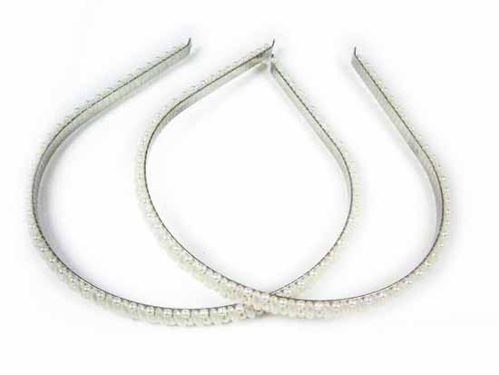 Silver Crystal Wing Clip