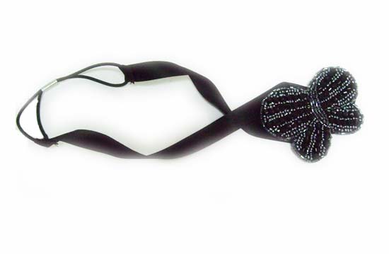 Silver Crystal Wing Clip